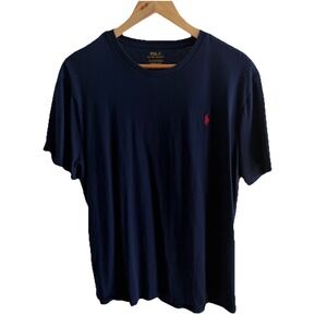 Polo Ralph Lauren Men's Classic Navy Blue Pony Short Sleeve T Shirt XL Slim Fit